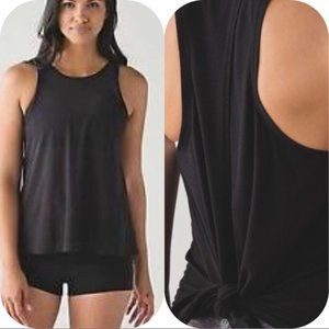 Lululemon All Tied Up Tank Black Size 6